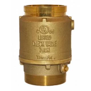 2" GRV X GRV BRASS CHECK VALVE - Fire Protection Parts