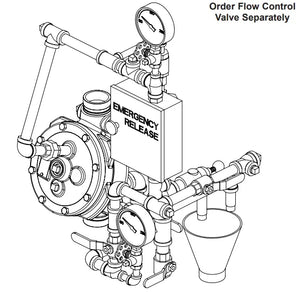 1-1/2" And 2" Model J Flow Control Valve Vertical Trim by Viking