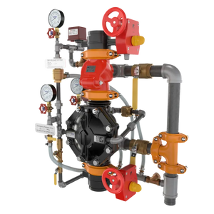 1-1/2" VXD DATA CENTER UPGRADEABLE PRE-TRIMMED RISER W/ ISOLATION BUTTERFLY VALVE by Viking