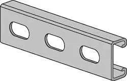 1-5/8" x 13/16" Strut With Elongated Holes Support by ASC Engineered Solutions