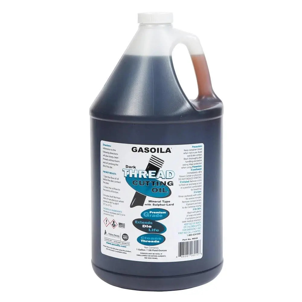 1 Gallon Dark Thread Cutting Oil for Metalworking - Fire Protection Parts