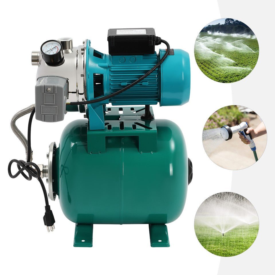 1 HP Residential Pump 1" Stainless Steel Tank - Fire Protection Parts