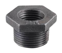 1" X 3/8" MI Red Bushing Import - Fire Protection Parts