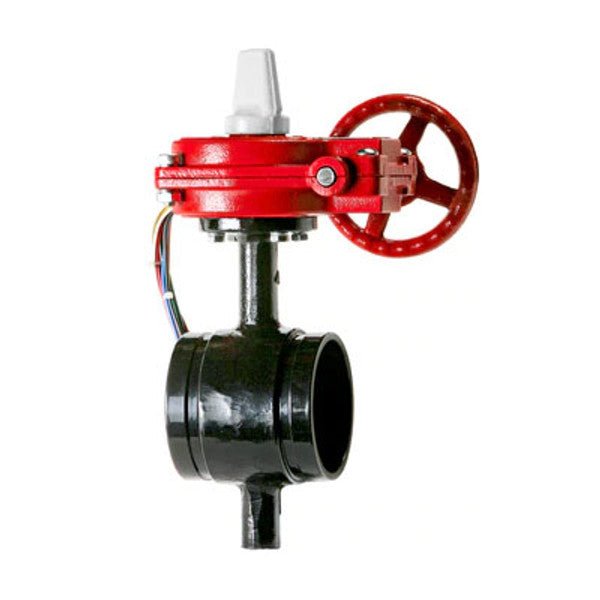10" Grooved Butterfly Valve Norm Closed Fire Protection - Fire Protection Parts