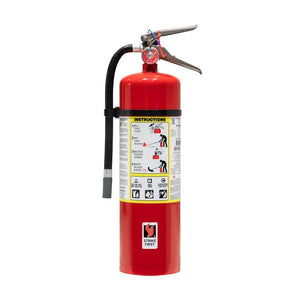 10 lb BC 60B Fire Extinguisher With Wall Hook by Strike First Corporation