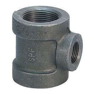 1 1/2 X 1 1/4 X 2 BH TEE IMP - Fire Protection Parts