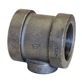 1 1/2 X 1 X 3/4 BLK CI TEE - Fire Protection Parts