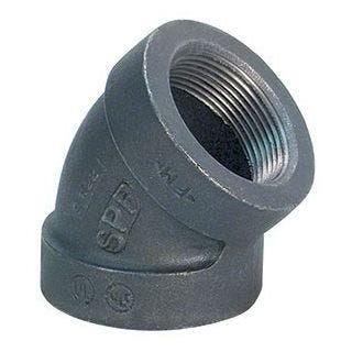 1-1/2" BLK CI 45 ELL IMPORT - Fire Protection Parts