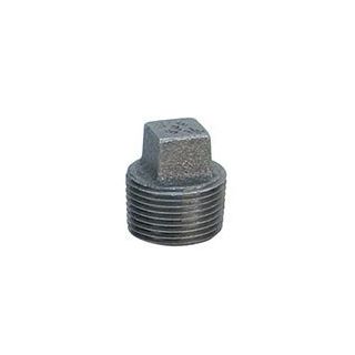 1-1/2" MI BLK PLUG CORED IMPORT - Fire Protection Parts