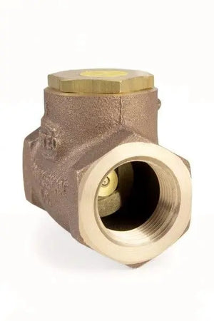 1/2" Swing Check Valve With 1/8" Orifice Connection Valves and Systems United Brass Works Inc Fire Protection Parts 1/2 Inch Swing Check Valve With 1/8 Inch Orifice Connection - Brass Valve