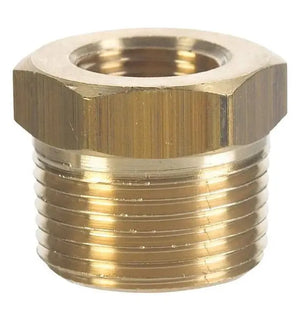 1/2" X 1/4" Brass Bushing for Fire Protection Systems by Quality Pipe Products