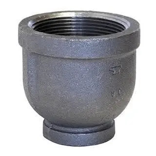 1/2" X 1/4" Malleable Iron Black Red Coupling Fitting by ASC Engineered Solutions