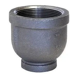 1/2" X 1/4" Malleable Iron Black Red Coupling Fitting by ASC Engineered Solutions