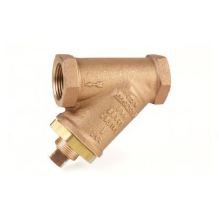 1/2 BRASS Y STRAINER W/100MESH - Fire Protection Parts