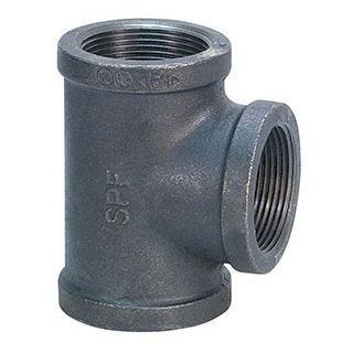 1/2 BLK MI TEE IMP - Fire Protection Parts