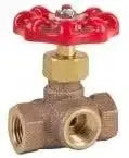3-Way Globe Valve 1/4" Efficient Flow Control by United Brass Works Inc