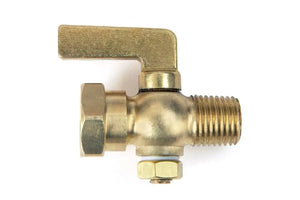 1/4" MXF Petcock Valve for Fluid Control Solutions by United Brass Works Inc