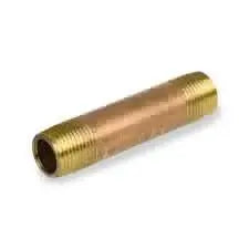 1/4" X 2" Brass Nipple for Fire Protection Systems by Quality Pipe Products