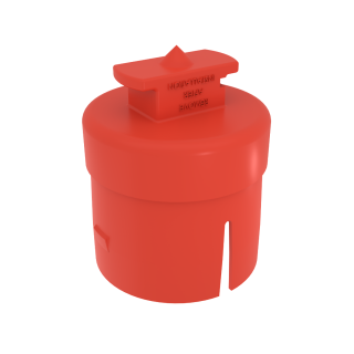 CAP, SHIPPING, RED (KB) - Fire Protection Parts