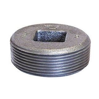 1/4 BLK STEEL SQ CORED PLUG - Fire Protection Parts