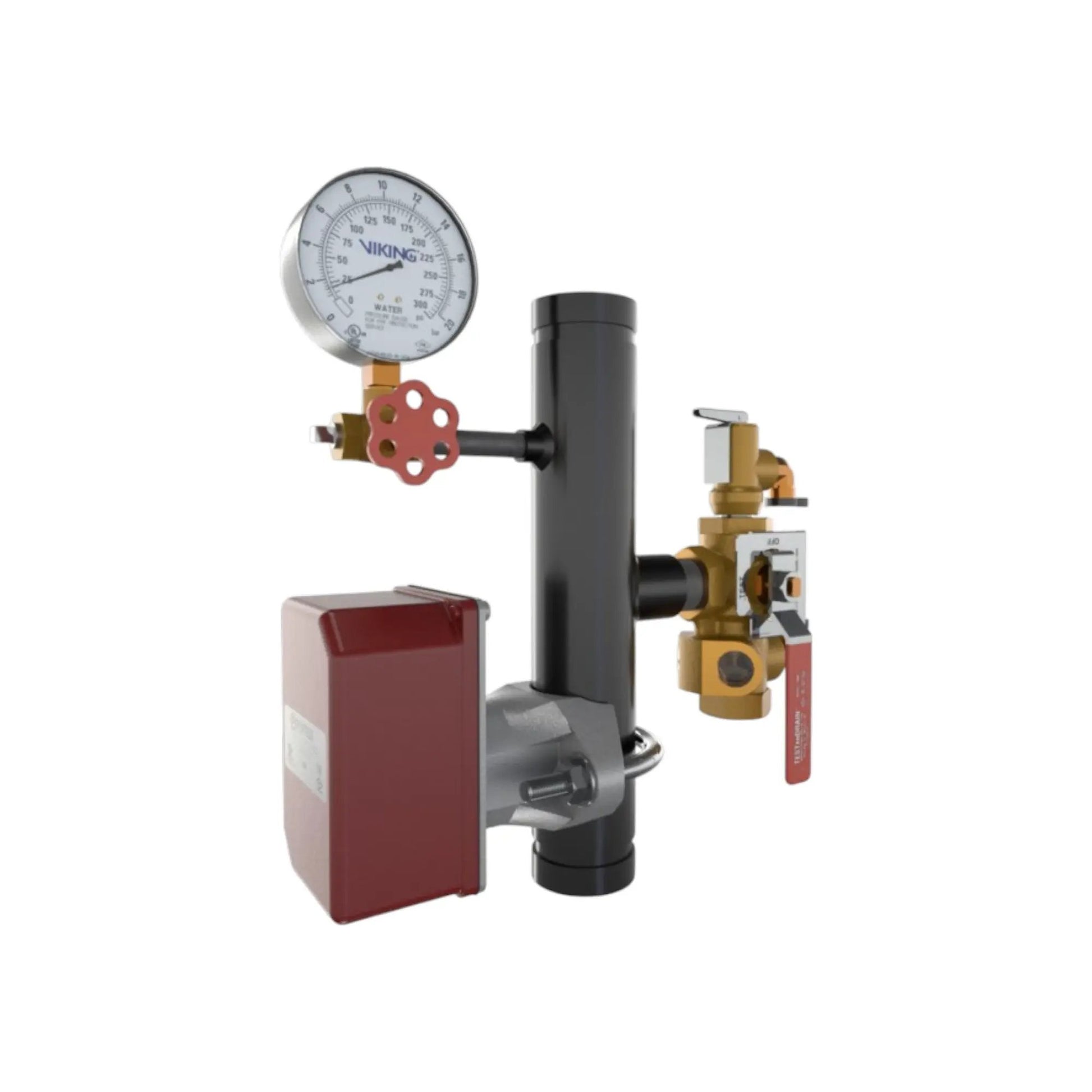 EASYPAC Commercial Riser Test and Drain Assembly for Fire Protection Systems
