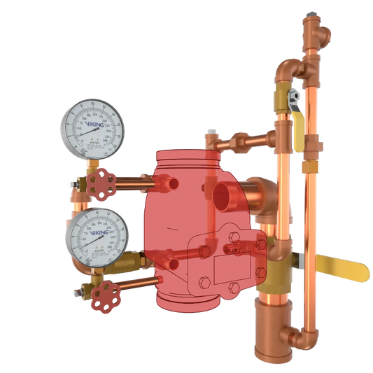 10" Grooved Check Valve Lead Free Fire Protection System by Nibco Inc.