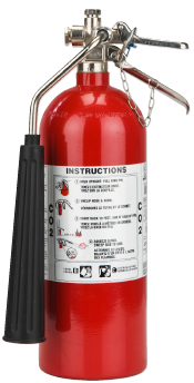 5LB CO2 (BC) 5BC W/ WHH Portable Fire Extinguisher - Fire Protection Parts
