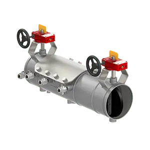 2-1/2" Double Check Backflow Preventer With OSY Valve by CMB Industries - Febco
