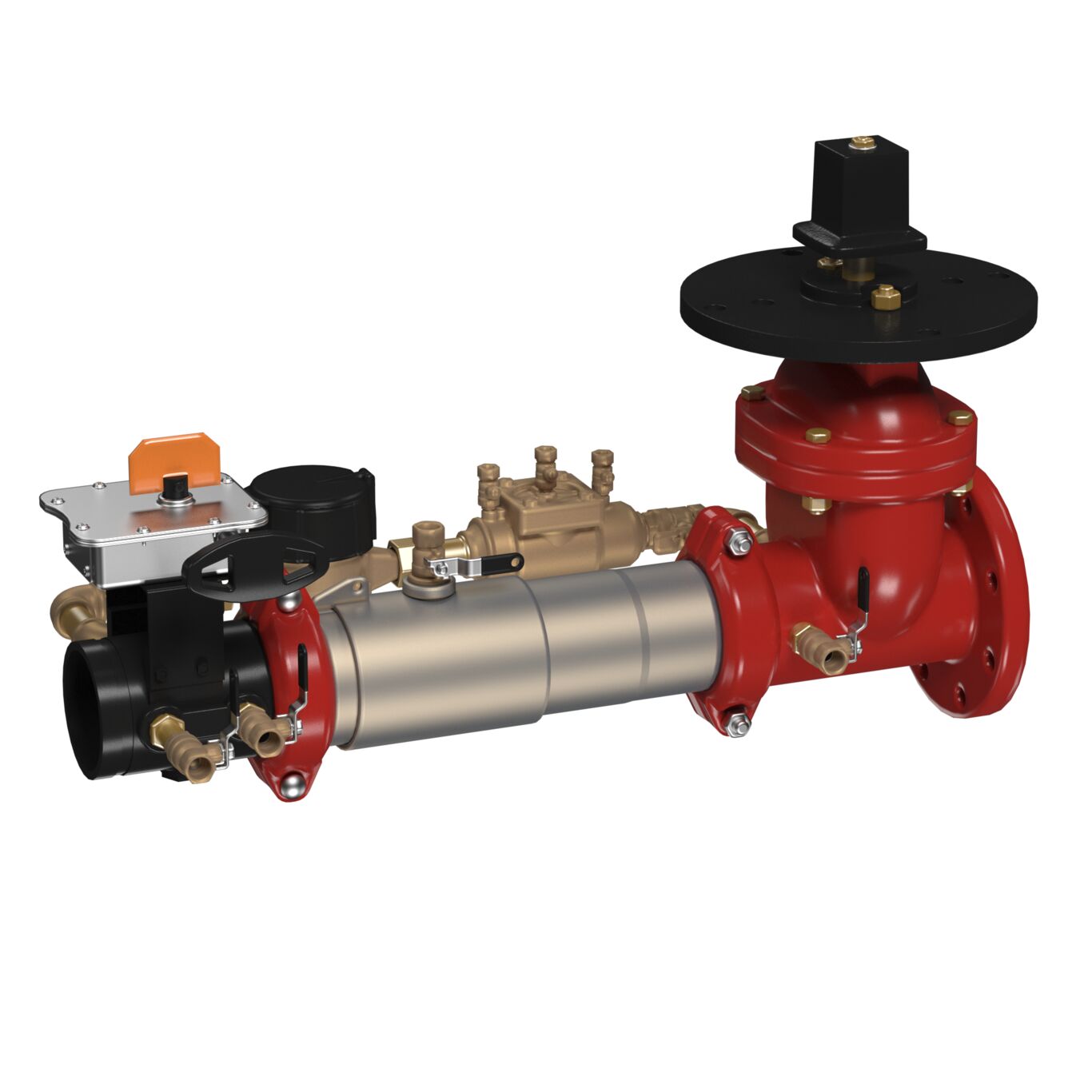 2 - 1/2" Double Check Detector Grooved Gear Operator System - Fire Protection Parts