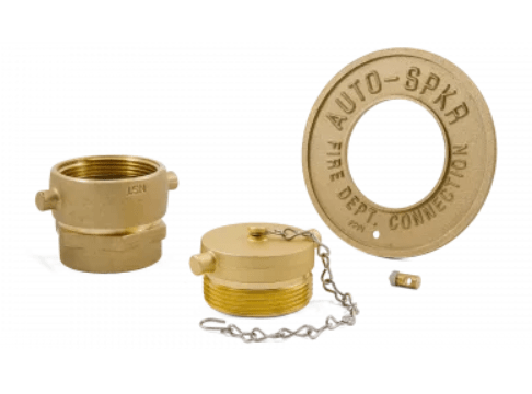 2 1/2 FDC TEMPE/W P&P 3PC KIT - Fire Protection Parts