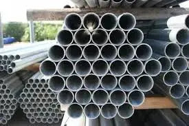 2-1/2 Inch X 10 Feet 6 Inches Schedule 10 Black Steel Pipe Galvanized X Galvanized by Viking