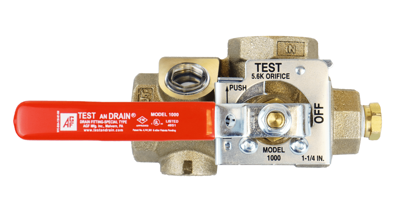 2 - 1/2" Test And Drain Valve With Pressure Reducing Valve - Fire Protection Parts