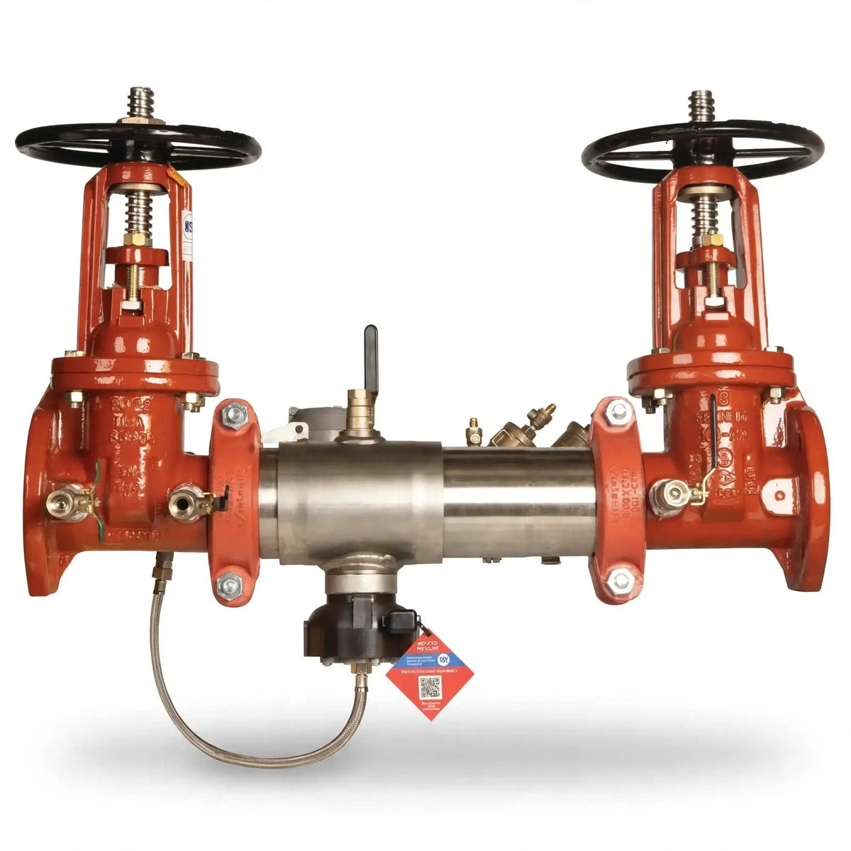 2-1/2" Backflow Preventor Valve Reduced Pressure Assembly OS&Y Valve Ductile Iron