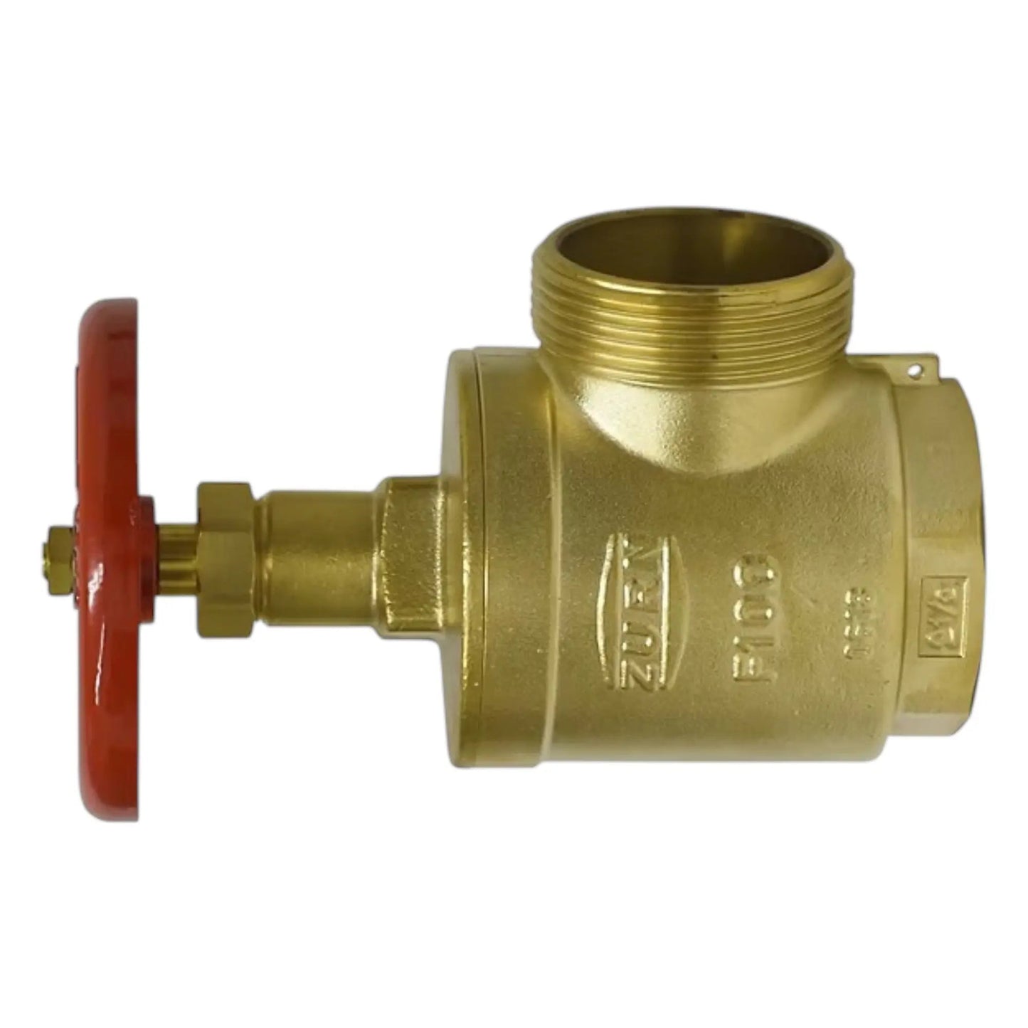 2-1/2" Hose Valve Threaded X Threaded For Fire Hoses by Zurn Wilkins