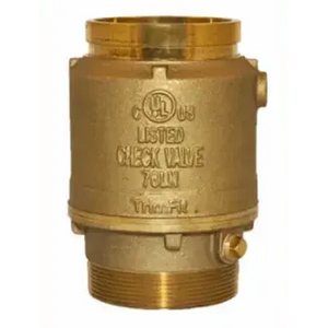 2" Grooved X Grooved Brass Check Valve For Fire Systems by Fire Protection Products Inc