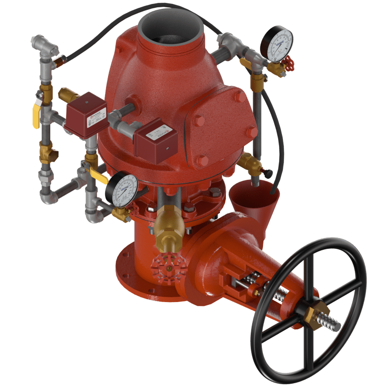 2" Pre-Trimmed Deluge F1 GxG Vertical Fire Protection System - Fire Protection Parts