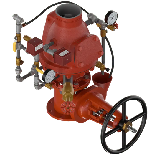 2" Pre Trimmed Deluge F1 GxG Vertical Fire System by Viking