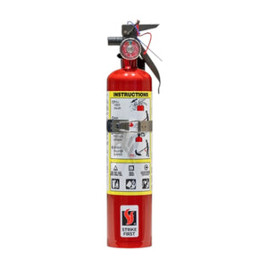 2.5 Lb ABC 1A10BC Chemical Fire Extinguisher with Valve by Strike First Corporation