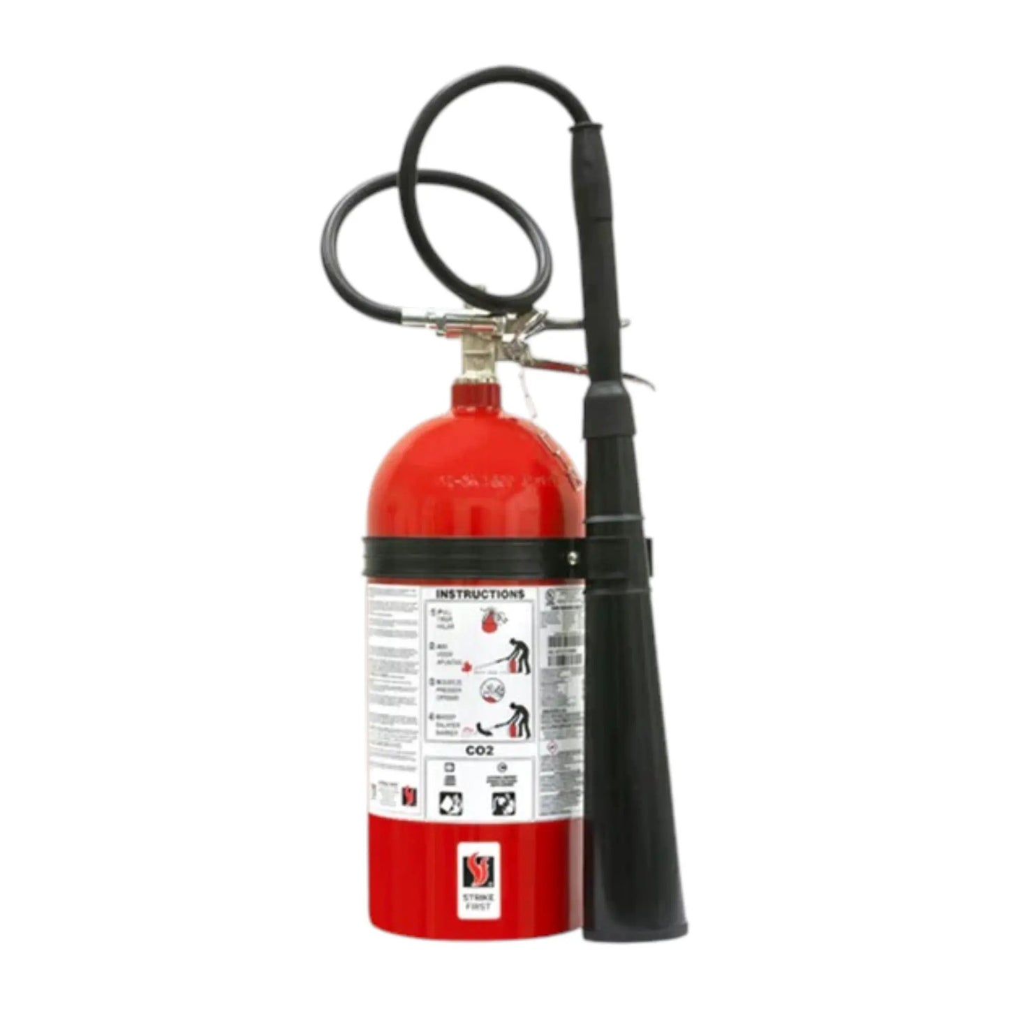 20 lb CO2 Fire Extinguisher with Wall Hook 10BC by Strike First Corporation