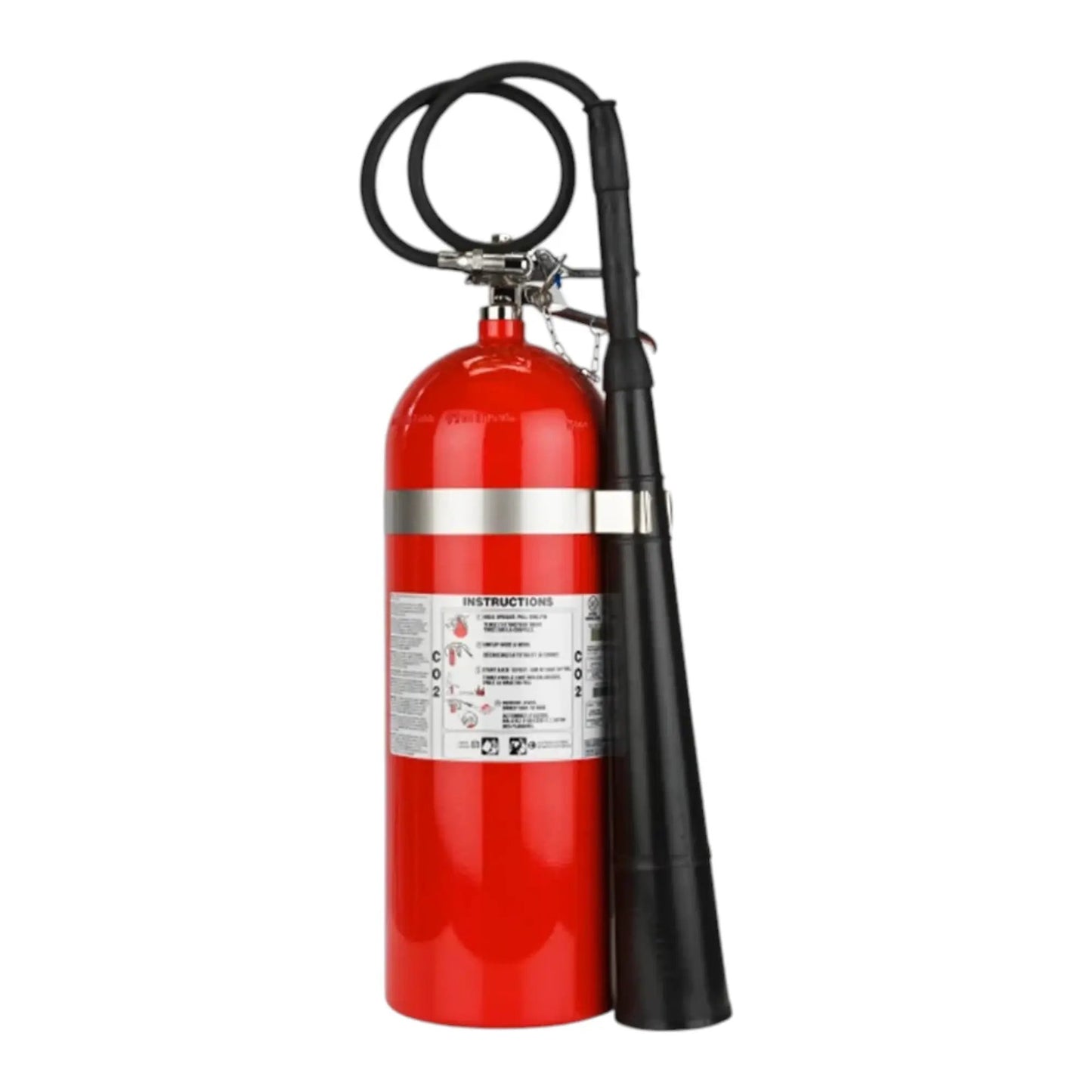 20 lb CO2 Fire Extinguisher with Wall Hook 10BC by Strike First Corporation