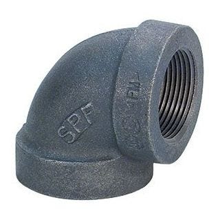 2-1/2" BLK CI 90 ELL IMPORT - Fire Protection Parts