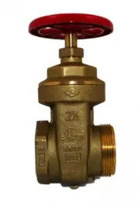 2" FNPT x 2" MNH Gate Valve RB 300PSI Fire Equipment Valves and Systems Fire Protection Products Inc Fire Protection Parts 2 Inch Gate Valve FNPT MNH Fire Equipment Viking RB 300PSI