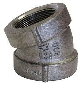 22.5 Degree Elbow Cast Iron DOM Threaded Fitting by ASC Engineered Solutions