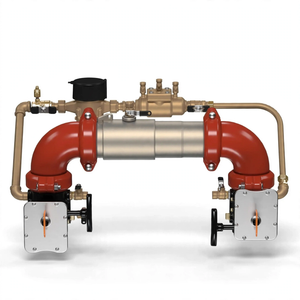 2" Ames Double Check Detector Backflow Preventor Valve Grooved