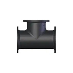 3" BLACK CAST IRON FLANGED TEE - Fire Protection Parts