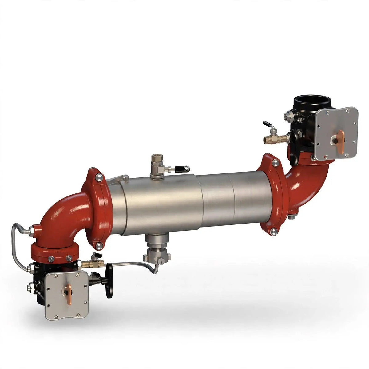 6" Reduced Pressure Detector With Grooved Valve