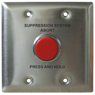 ABORT SWITCH W/RED BUTTON - Fire Protection Parts