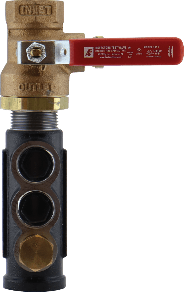 3011SG Inspector'sTEST BALL VALVE W/ SIGHT GLASS - Fire Protection Parts