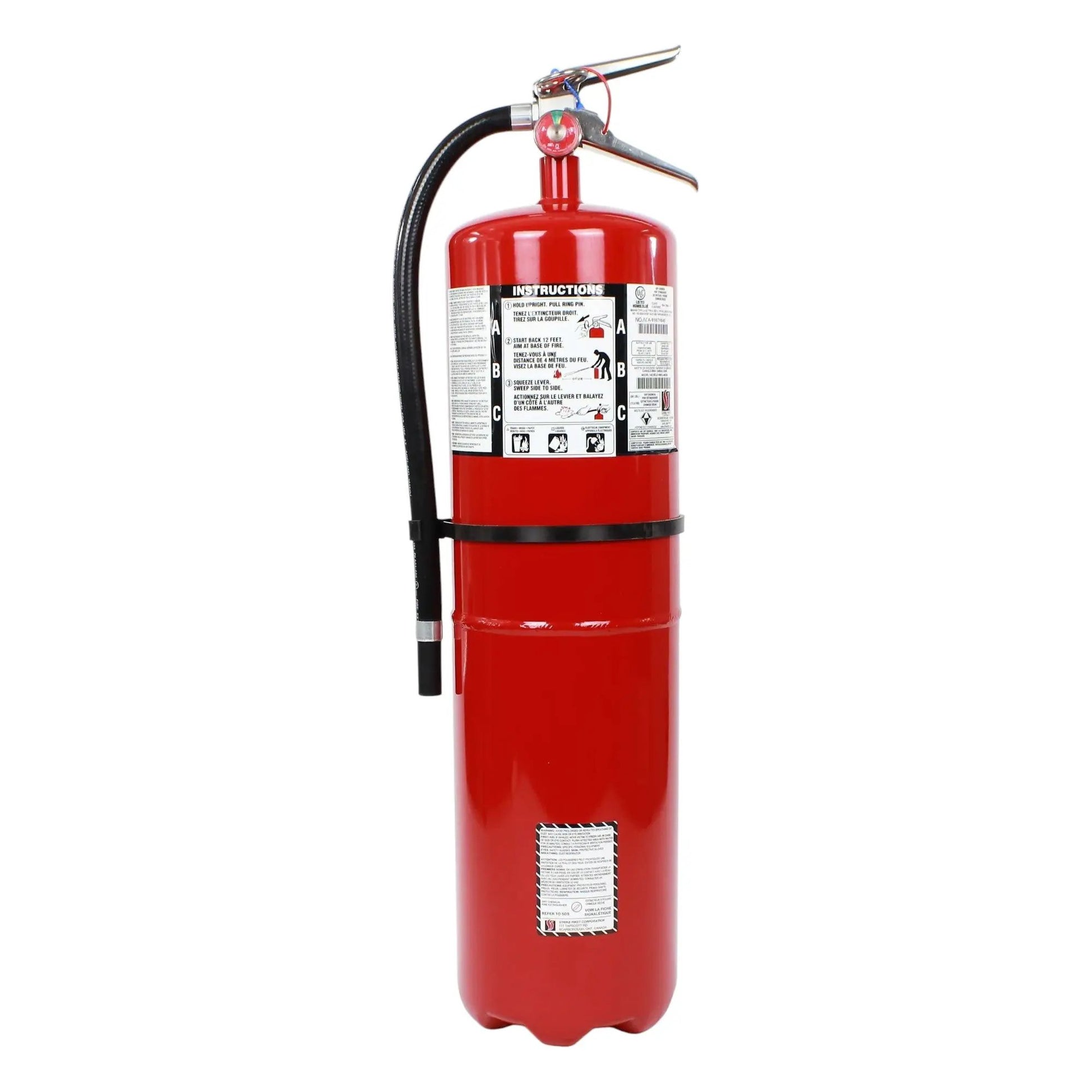 30 LB ABC Fire Extinguisher With Wall Hook 10A120Bc by Strike First Corporation
