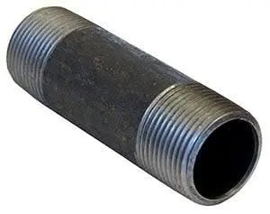 3/4" Black Nipple Import for Plumbing Applications by Fayette Nipple